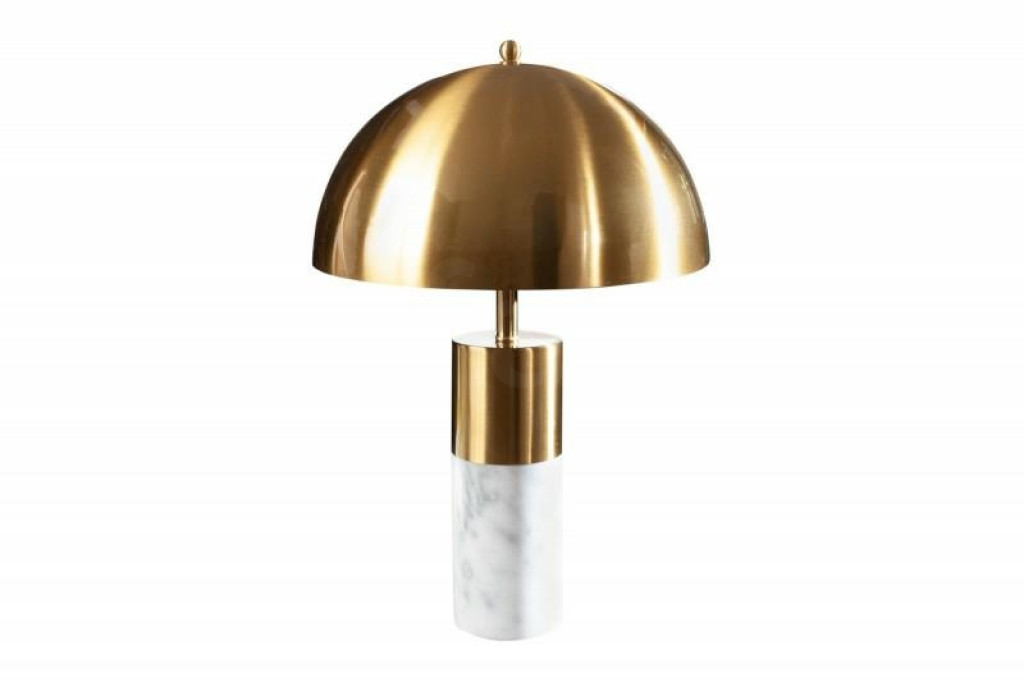 INVICTA lampa stołowa BURLESQUE - złota, marmur